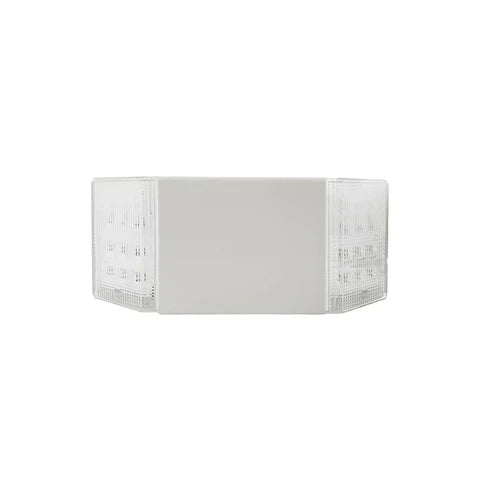 Dual Head LED Emergency Light – 3.6W - 200 Lumens - 6000K Daylight - 120-277V - Double-Sided - UL Listed - 3.6V Ni-MH Battery – White
