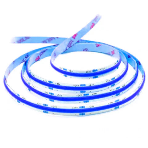 LED Tape Light - 50W - Blue - 24V - 16FT - 60W Driver - Double Layer - IP20 - UL Listed