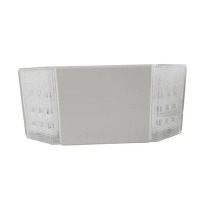 Dual Head LED Emergency Light – 3.6W - 200 Lumens - 6000K Daylight - 120-277V - Double-Sided - UL Listed - 3.6V Ni-MH Battery – White