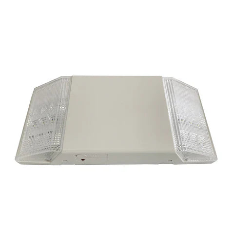 Dual Head LED Emergency Light – 3.6W - 200 Lumens - 6000K Daylight - 120-277V - Double-Sided - UL Listed - 3.6V Ni-MH Battery – White