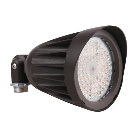 13W LED Landscape Light - 1820 Lumens - Adjustable CCT 3000K-5000K - 120-277V - Ground Stake Mount - Bronze Housing - IP65 - UL & DLC Listed