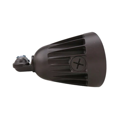 13W LED Landscape Light - 1820 Lumens - Adjustable CCT 3000K-5000K - 120-277V - Ground Stake Mount - Bronze Housing - IP65 - UL & DLC Listed