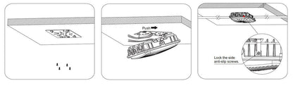 LED Canopy Light, Selectable 30W/45W/63W and CCT 4000K/5000K, 8,568 Lumens, 120-277 VAC