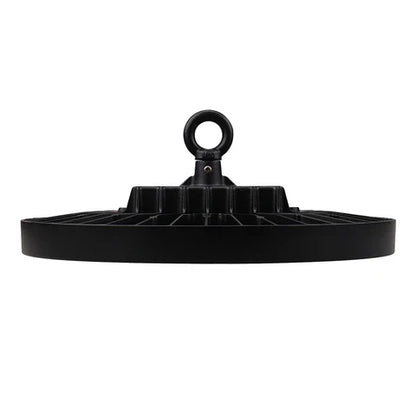 100W LED Round High Bay Light - 14500 Lumens - 5000K - 120-277V - Dimmable - IP65 Waterproof - UL & DLC Listed - Black Housing
