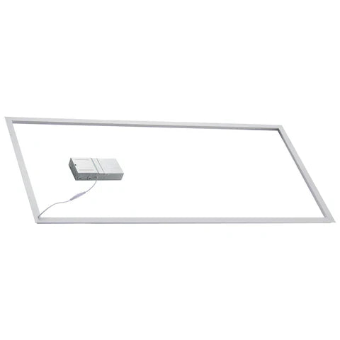 LED Grid Frame Ceiling Light, 60W/50W/40W, 2x4, Adjustable Watts & CCT,3000K-6500K, 7500 Lumens