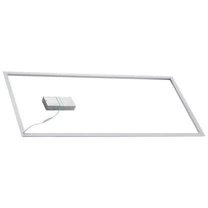 LED Grid Frame Ceiling Light, 60W/50W/40W, 2x4, Adjustable Watts & CCT,3000K-6500K, 7500 Lumens
