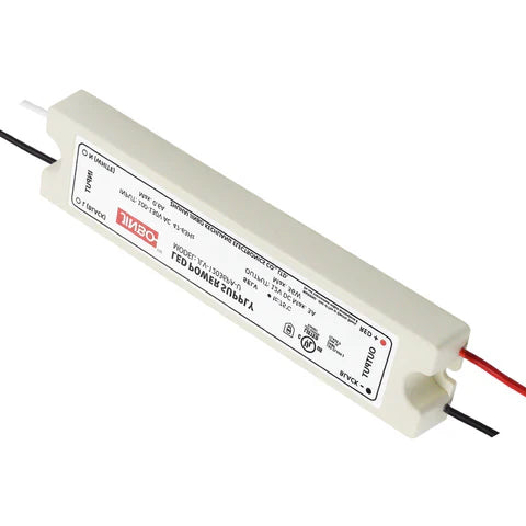 LED Power Supply - 36W - 12V DC - IP65 Waterproof - JLV-120 PA-U - UL Listed