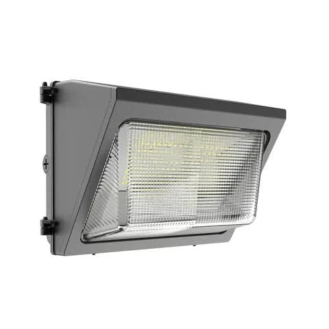 LED Wall Pack Built-in Photocell, 80W/60W/45W, 3000K/4000K/5000K, 10,400 Lumens, 120-277 VAC, PC Lens