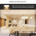 6 Inch Ceiling Light, Surface Mount, 15W, 3000K, 1,050LM, 120 VAC