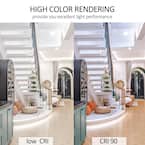 6 Inch Ceiling Light, Surface Mount, 15W, 3000K, 1,050LM, 120 VAC