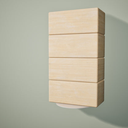 Yoga Block Wall Bracket | White