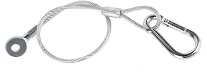 Safety Rope (1FT) – Stainless Steel Tether Cable for High Bay - Fixture Fall Protection