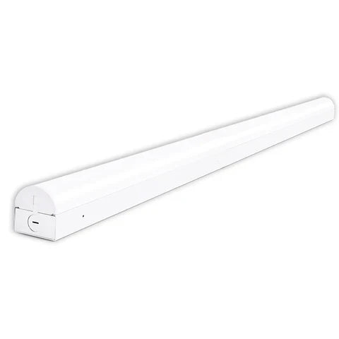 LED Linear Strip Fixture, 8ft, Adjustable 60W/68W/72W/80W and CCT 3500K/4000K/5000K, 10,400 Lumens