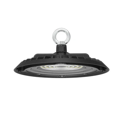 80W LED Round High Bay Light – 9200 Lumens - 5000K - 120V -  DOB - IP65 - UL Listed - Black Housing