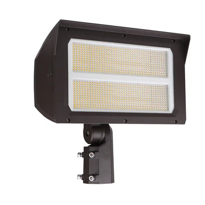 LED Flood Light – Adjustable Wattage 120W/150W/200W - Slip Fitter & Yoke Mount Included - High-Performance Outdoor Lighting