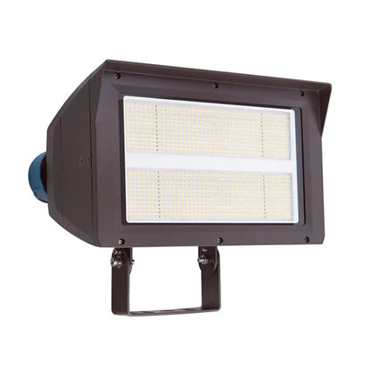 LED Flood Light – Adjustable Wattage 200W/240W/300W - Slip Fitter & Yoke Mount Included - High-Performance Outdoor Security Light