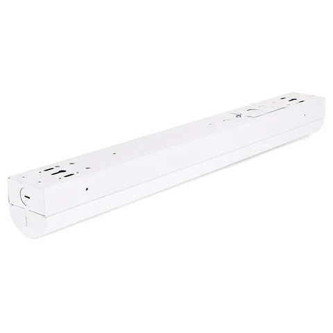 LED Linear Strip Fixture, 8ft, Adjustable 60W/68W/72W/80W and CCT 3500K/4000K/5000K, 10,400 Lumens