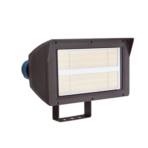 LED Flood Light – Adjustable Wattage 200W/240W/300W - Slip Fitter & Yoke Mount Included - High-Performance Outdoor Security Light