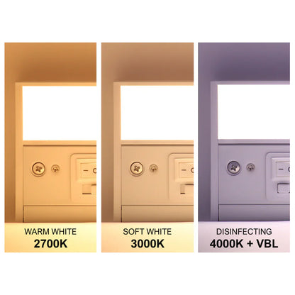16" Adjustable Lens Under-Cabinet Lighting Fixture-3CCT