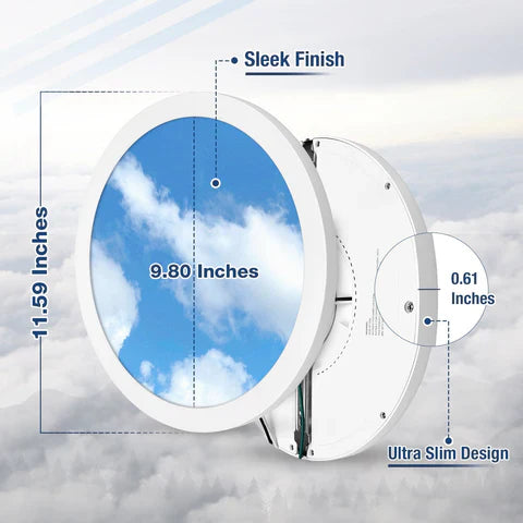 LED Recessed Downlight, 12 Inch, 24W, 5000K CCT, 1,200 Lumens, 120 VAC