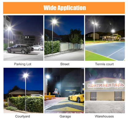 LED Flood Light, 300W, 5000K, 42,000 Lumens, 100-277 VAC