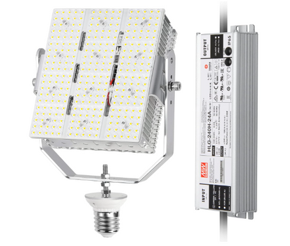 300W LED Pole Light Retrofit Kit – E39 Mogul Base, 100-277 VAC, 42000 Lumens