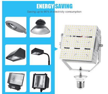 150W LED Pole Light Retrofit Kit with Lens, E39 Mogul Base, 100-277 VAC, 5000K, 21,750 Lumens