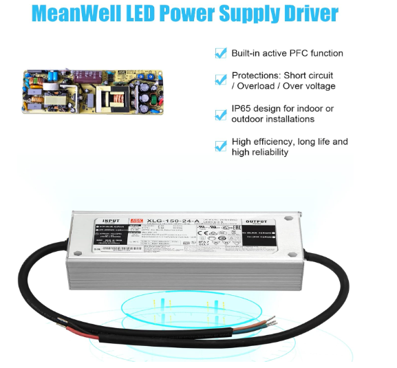 240W LED Pole Light Retrofit Kit with Lens, E39 Mogul Base, 100-277 VAC, 5000K, 34,800 Lumens