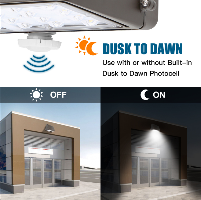 LED Wall Pack – Full Cut-Off Design |Adjustable Wattage (50W-125W) | 3CCT (3K/4K/5K) | Photocell | 120-277VAC