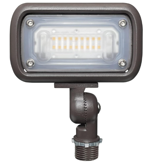 15W LED Knuckle Flood Light, 5000K Daylight, 1500 Lumens, 100-277V, Waterproof Outdoor Security Fixture, 50W MH Equivalent, UL Listed